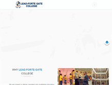 Tablet Screenshot of lead-fortegatecollege.com